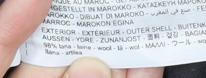 Massimo Dutti Women's Black Wool Trousers Size 10