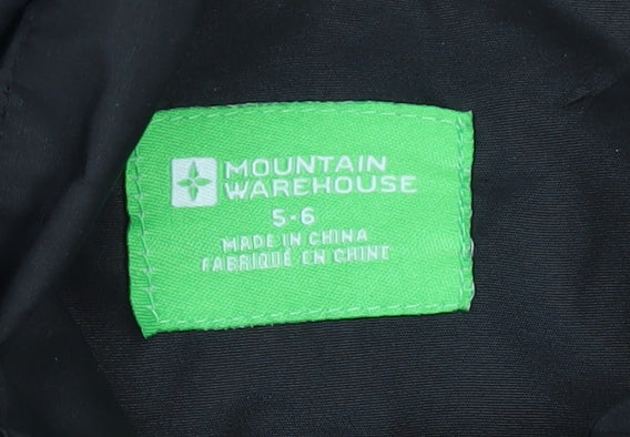 Mountain Warehouse Boys' Black Hooded Jacket 5-6 Years