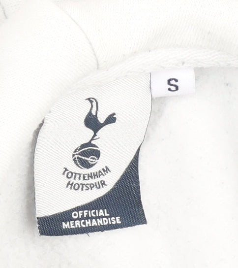 Tottenham Hotspur Men's S White Pullover Hoodie