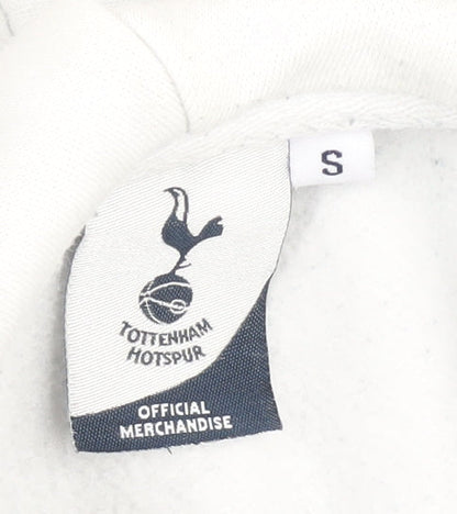 Tottenham Hotspur Men's S White Pullover Hoodie