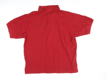 Kangol Men's Red Polo Shirt, Size L, Casual Wear
