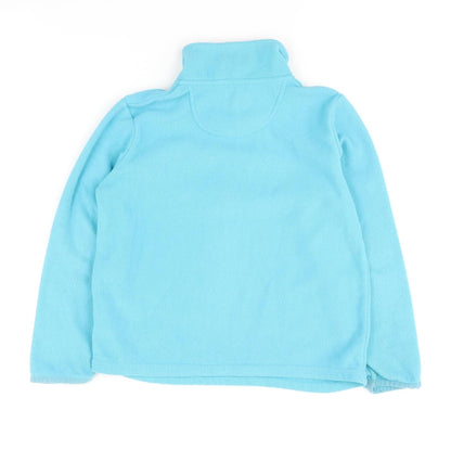 Peter Storm Girls Blue Fleece 1/2 Zip Sweatshirt 5-6 Years