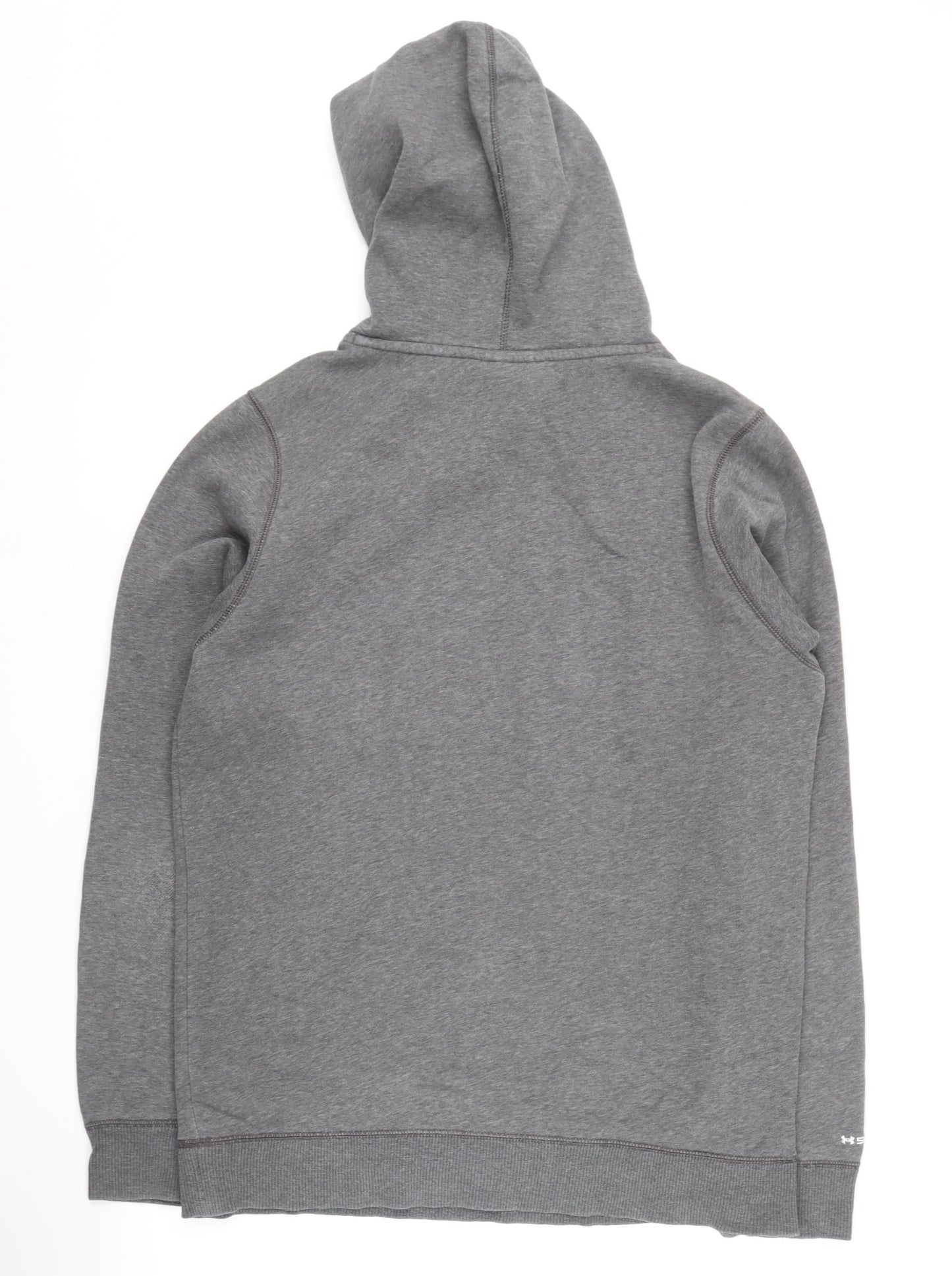 Mens UK Size S Under armour Grey Pullover Hoodie