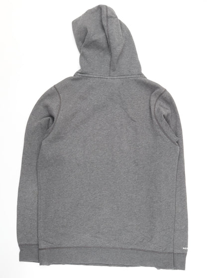 Mens UK Size S Under armour Grey Pullover Hoodie
