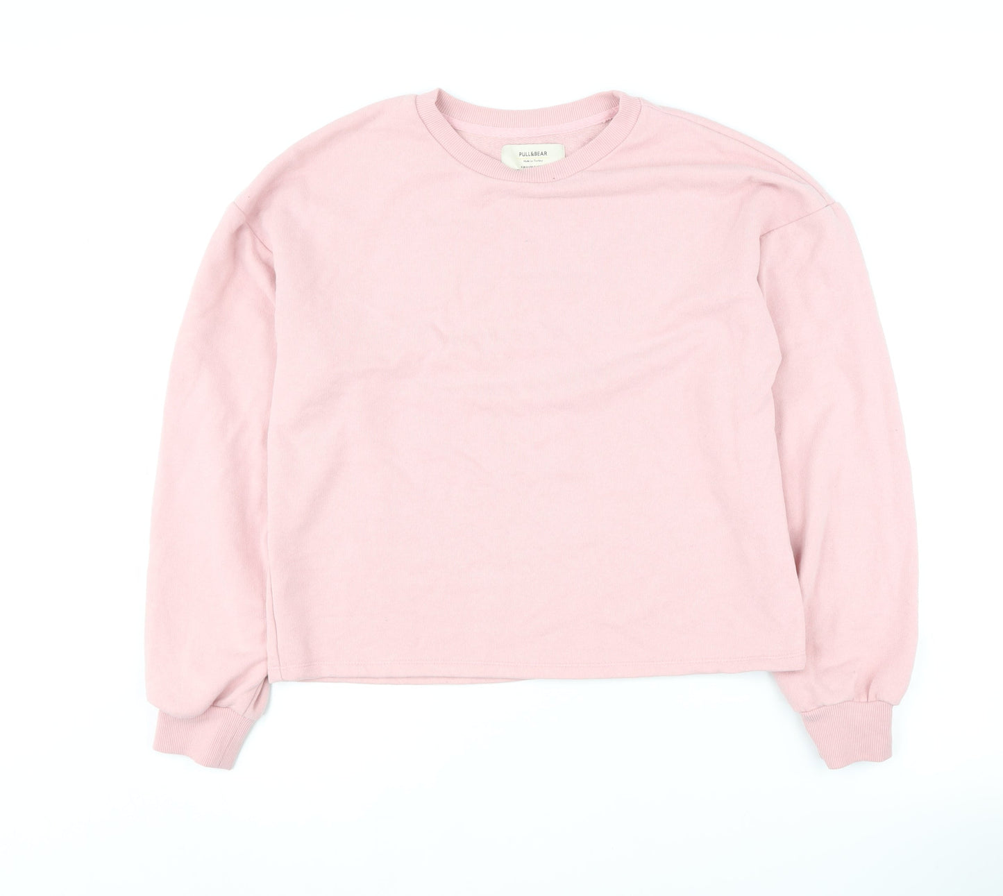 Womens UK Size S Pull&Bear Pink Pullover Sweatshirt