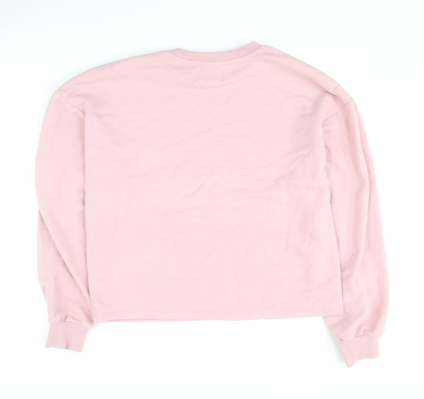 Womens UK Size S Pull&Bear Pink Pullover Sweatshirt