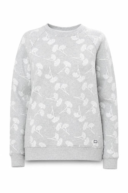 Front view of Helly Hansen Grey Crew Neck Sweatshirt unisex m