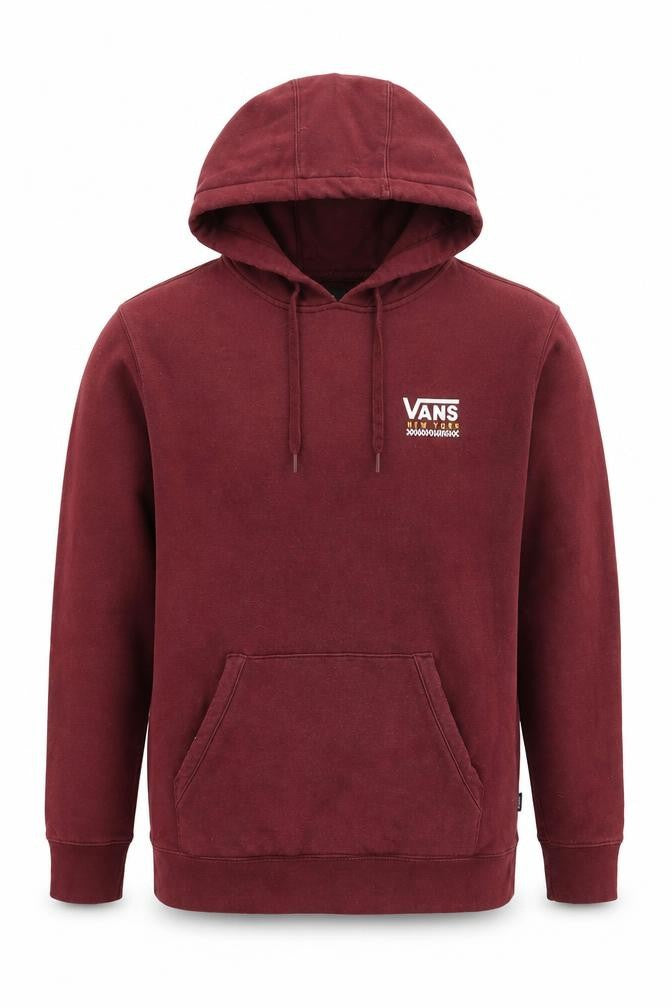 Mens UK Size S VANS Red Pullover Hoodie