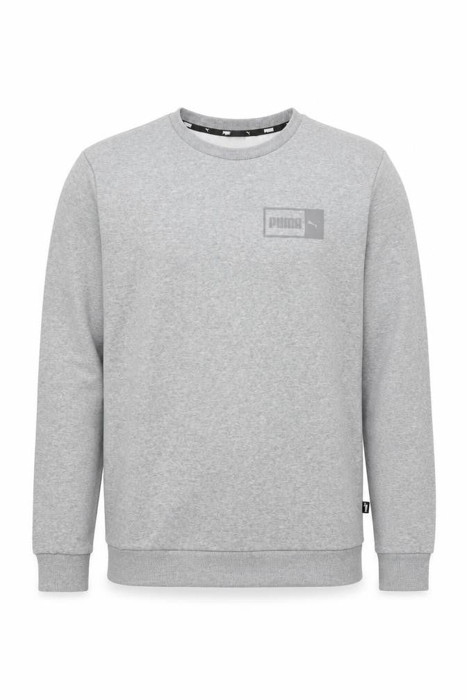 Mens UK Size M PUMA Grey Pullover Sweatshirt