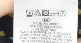 Hobbs Women's Multicoloured Geometric Wrap Dress, Size 8