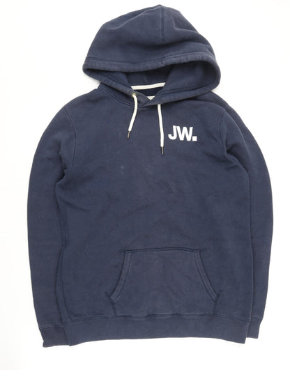 Mens UK Size M Jack Wills Blue Pullover Hoodie