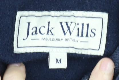 Mens UK Size M Jack Wills Blue Pullover Hoodie