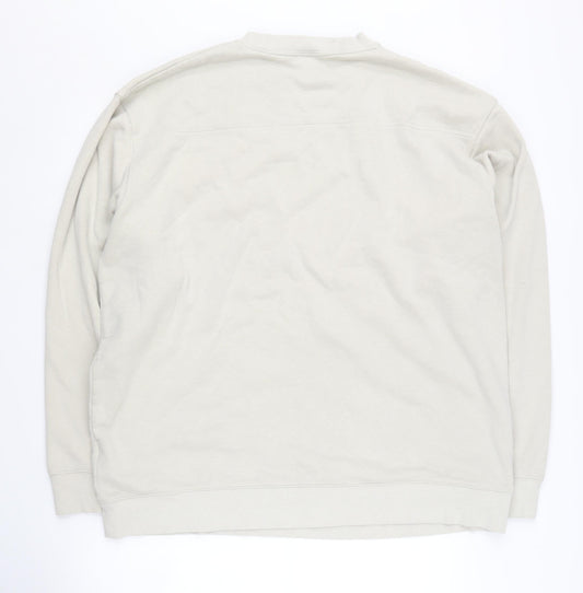 Columbia Beige Unisex L Pullover Sweatshirt