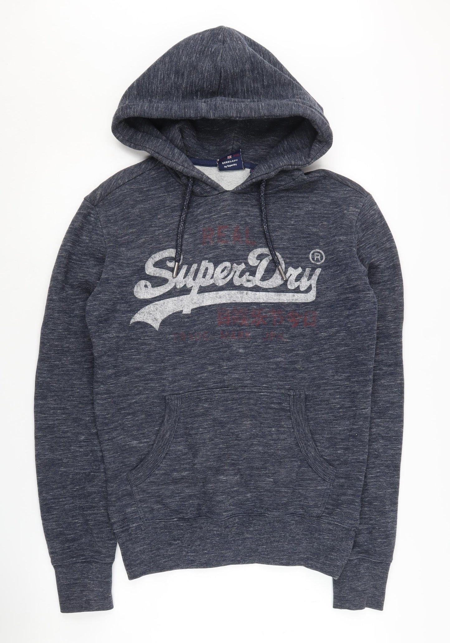 Superdry Unisex Blue Graphic Hoodie XS