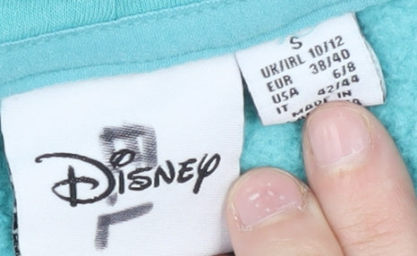 Womens UK Size S Disney Blue Pullover Hoodie