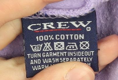 Crew Women’s Purple 1/4 Zip Sweatshirt - Size S