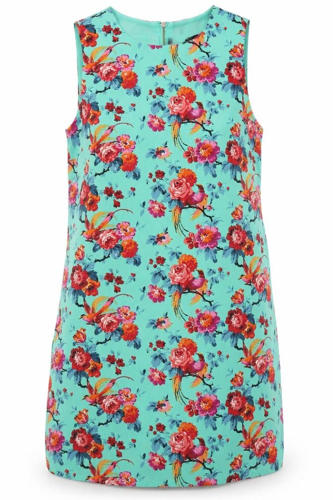 Oasis Women's Multicoloured Floral Shift Dress 14