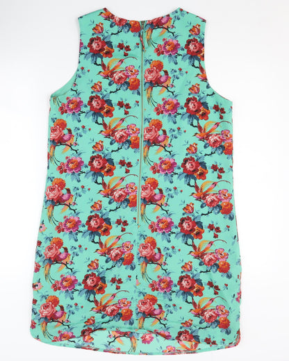 Oasis Women's Multicoloured Floral Shift Dress 14