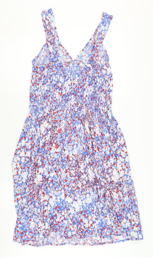 Cotton Traders Women's Floral Sleeveless Dress Size 14