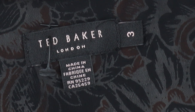 Womens UK Size 12 Ted Baker Multicoloured Basic Blouse