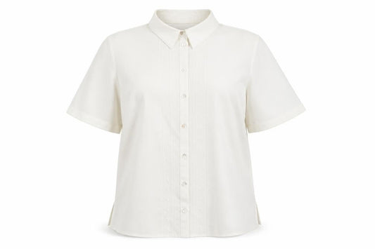 Womens UK Size 16 Honor Millburn White Basic Button-Up