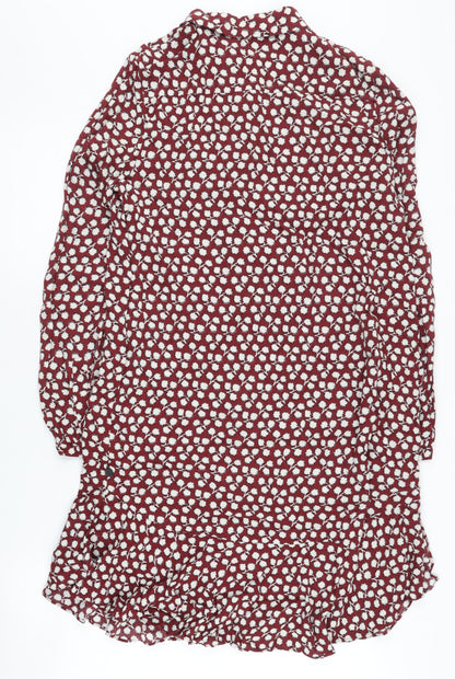 Scotch & Soda Women Red Shirt Dress XS
