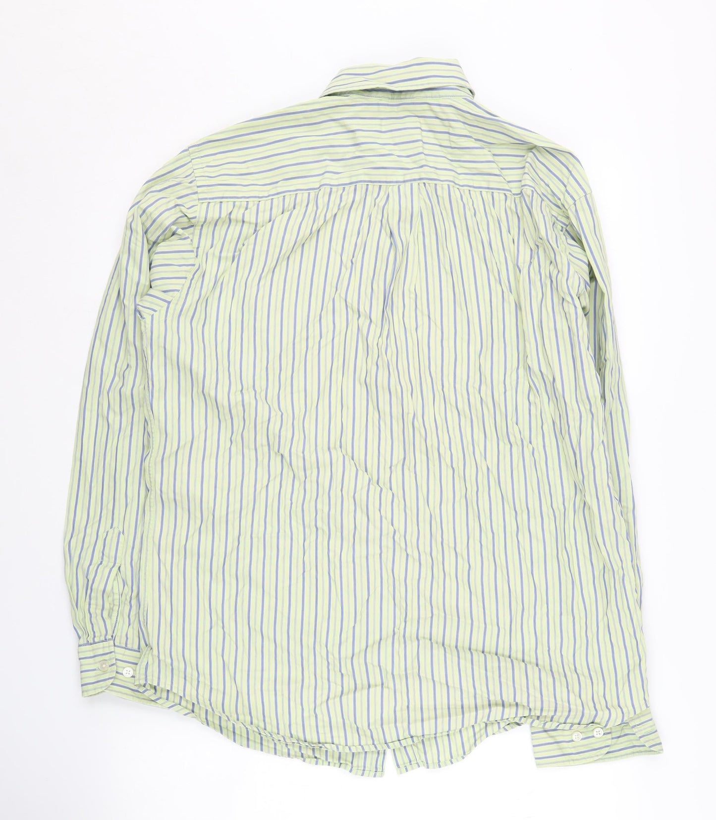 GAP Men's Multicoloured Striped Relaxed Fit Shirt M