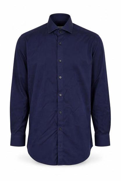 Charles Tyrwhitt Men's Blue Long Sleeve Extra-Slim Shirt