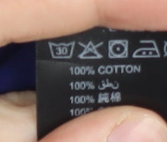 883 Police Men's Blue Crew Neck T-Shirt, Size S