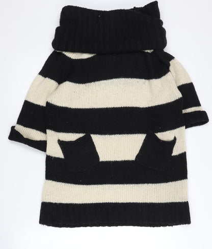 Womens UK Size 12 Warehouse Black Pullover Jumper