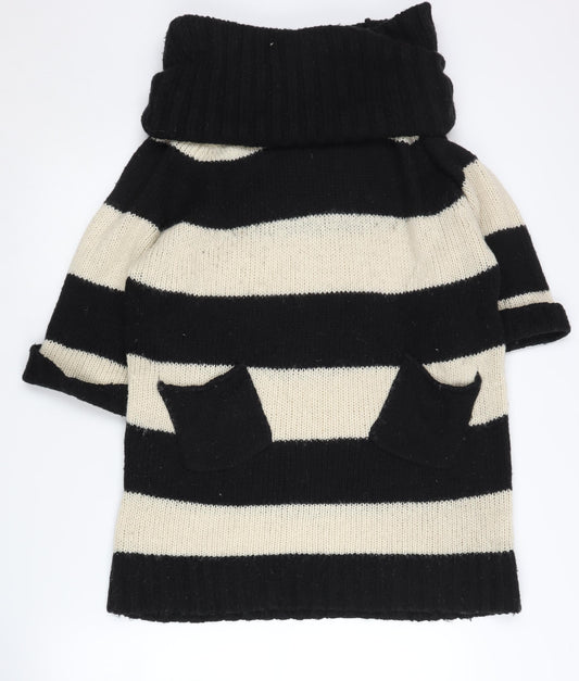 Womens UK Size 12 Warehouse Black Pullover Jumper