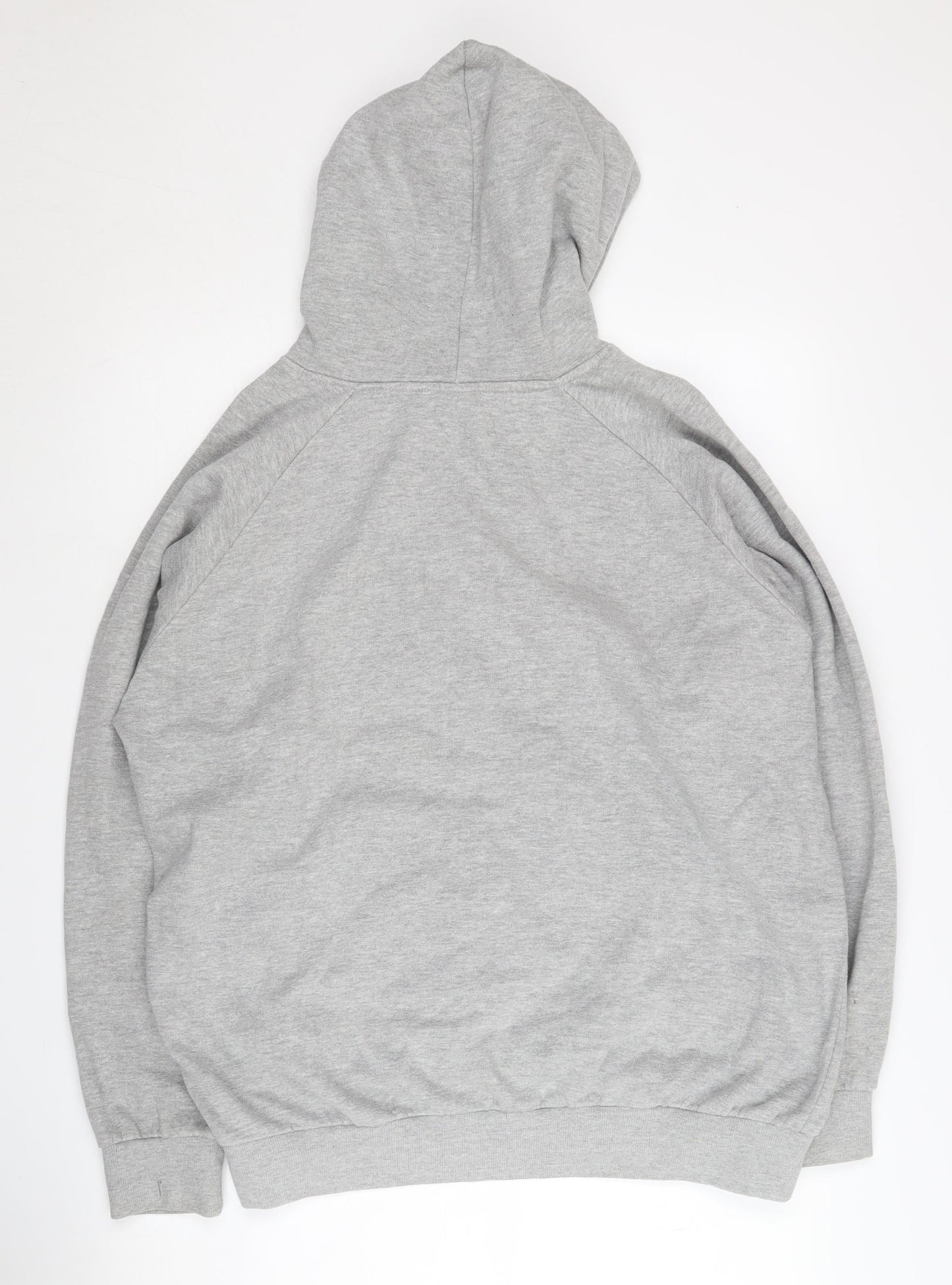 Mens UK Size L Donnay Grey Pullover Hoodie