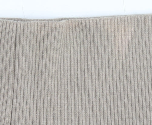 DKNY Women's Beige Logo Sweatshirt Medium