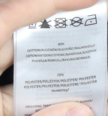 Brave Soul Unisex Black Pullover Hoodie L