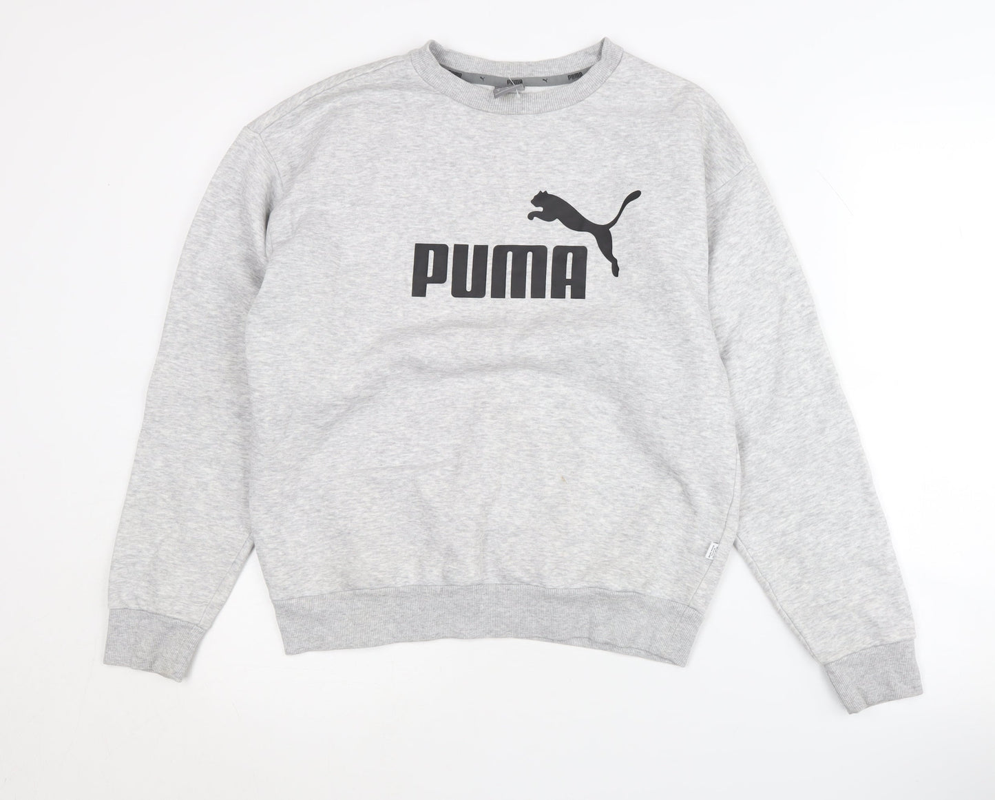 Mens UK Size S PUMA Grey Pullover Sweatshirt