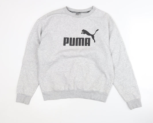 Mens UK Size S PUMA Grey Pullover Sweatshirt