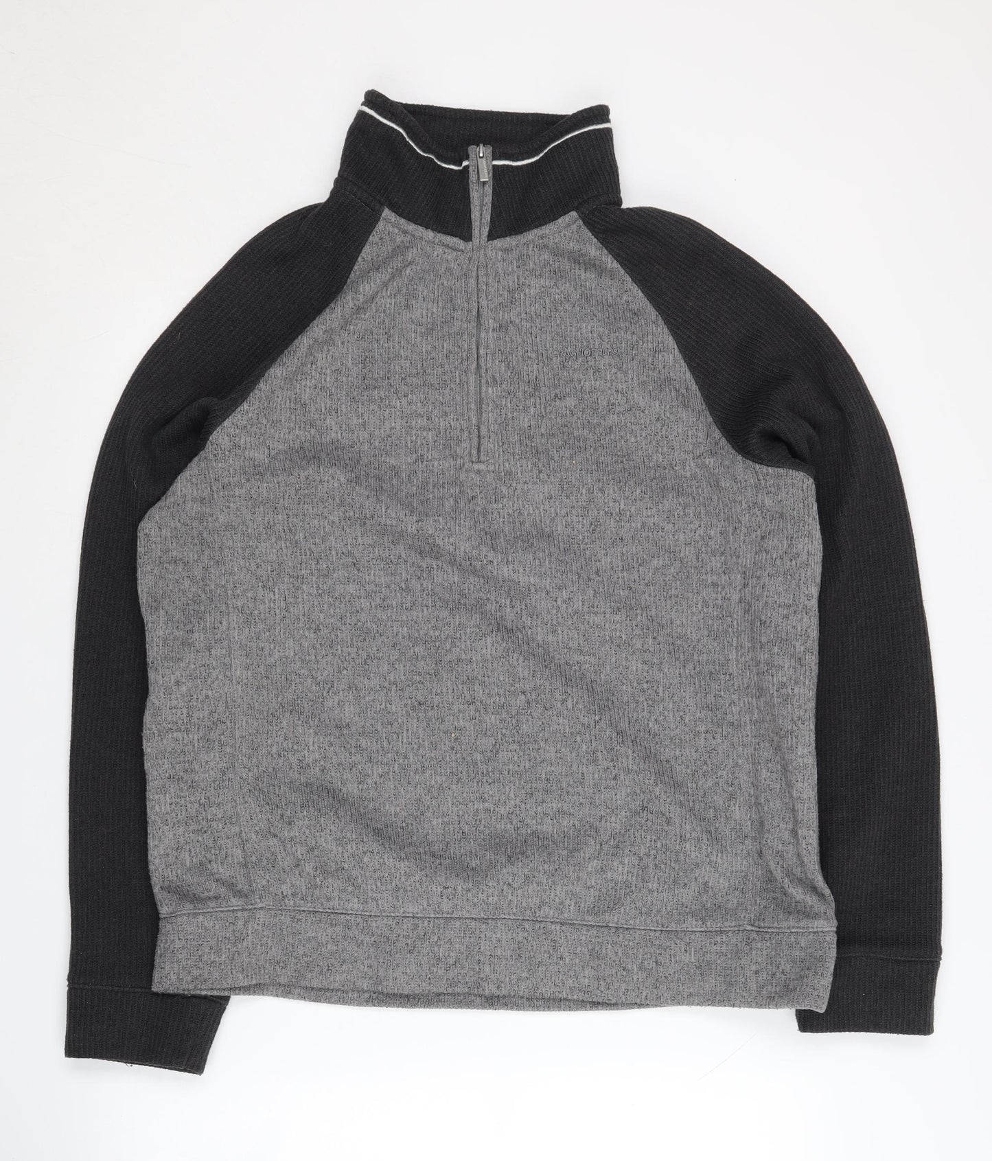 Mens UK Size L Craghoppers Grey 1/2 Zip Sweatshirt