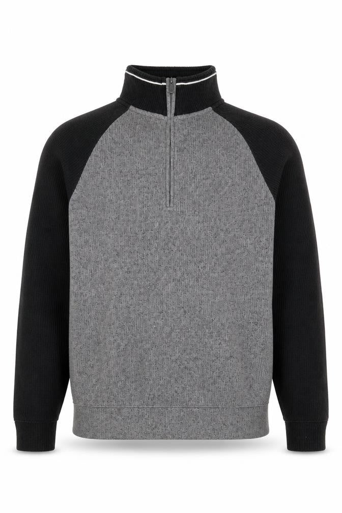 Mens UK Size L Craghoppers Grey 1/2 Zip Sweatshirt