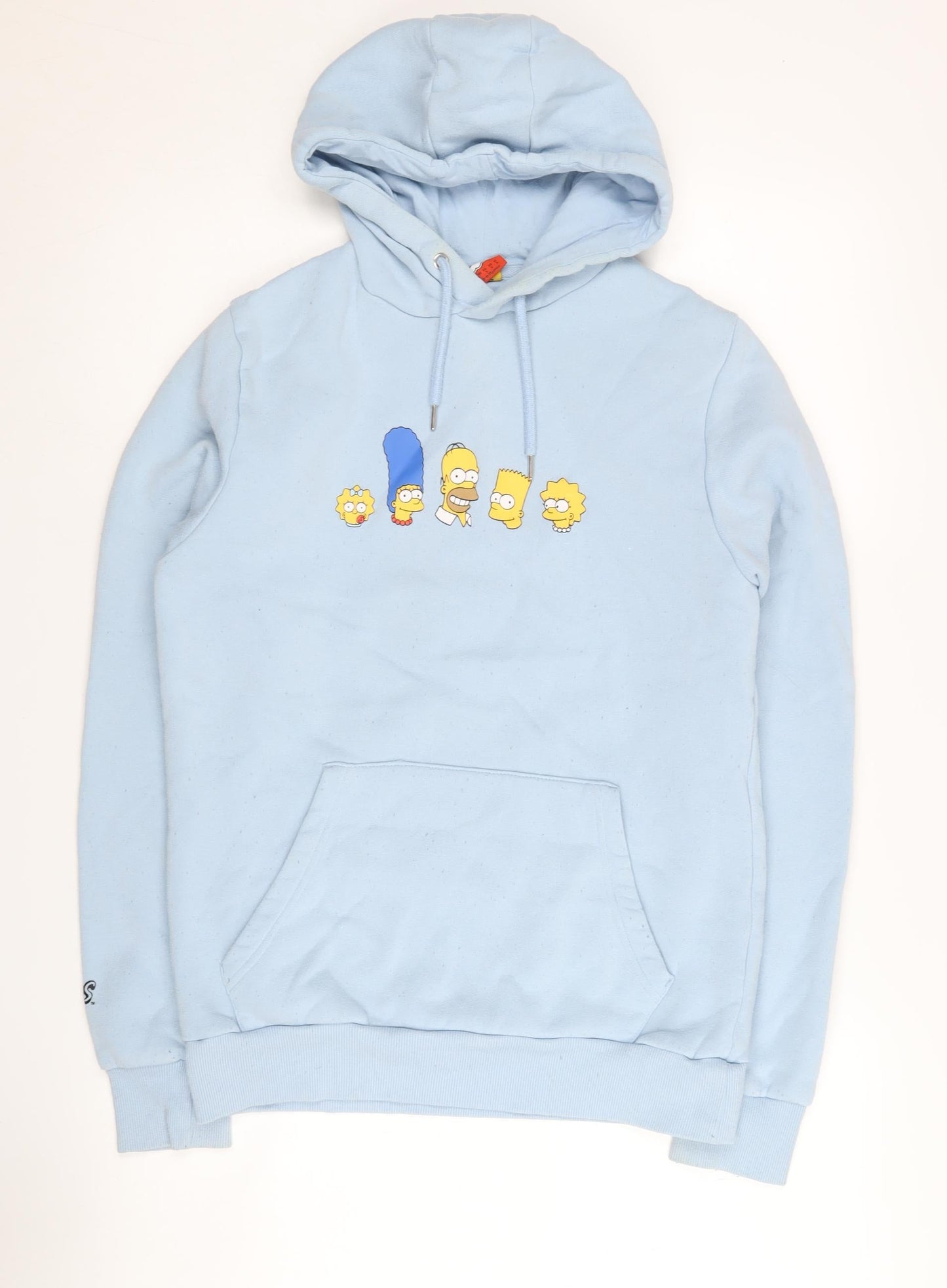 The Simpsons Unisex Blue Pullover Hoodie S