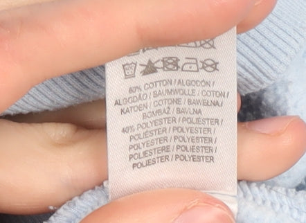 The Simpsons Unisex Blue Pullover Hoodie S