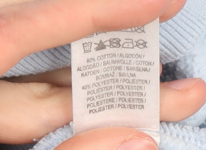 The Simpsons Unisex Blue Pullover Hoodie S