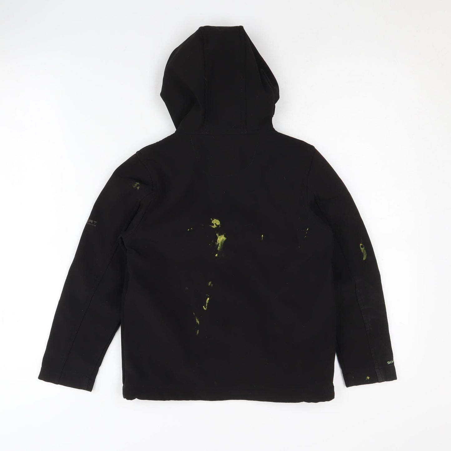 Regatta Boys Black Softshell Jacket, 7-8 Years, Hooded, Casual