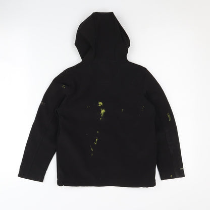 Regatta Boys Black Softshell Jacket, 7-8 Years, Hooded, Casual