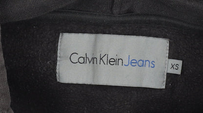 Mens UK Size XS Calvin Klein Black Pullover Hoodie