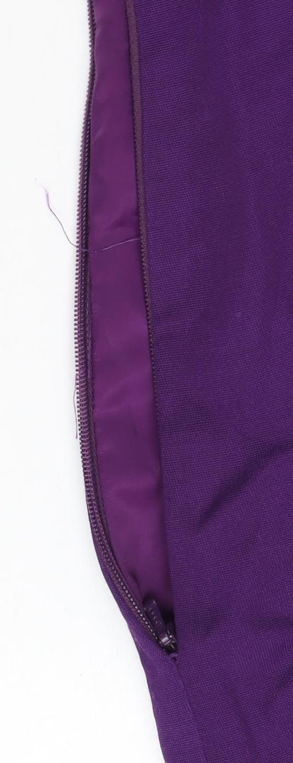 Coast Purple Sheath Dress Women Size 10 Sleeveless