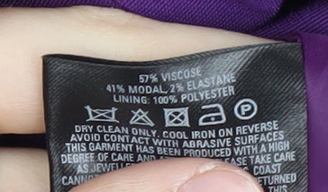 Coast Purple Sheath Dress Women Size 10 Sleeveless