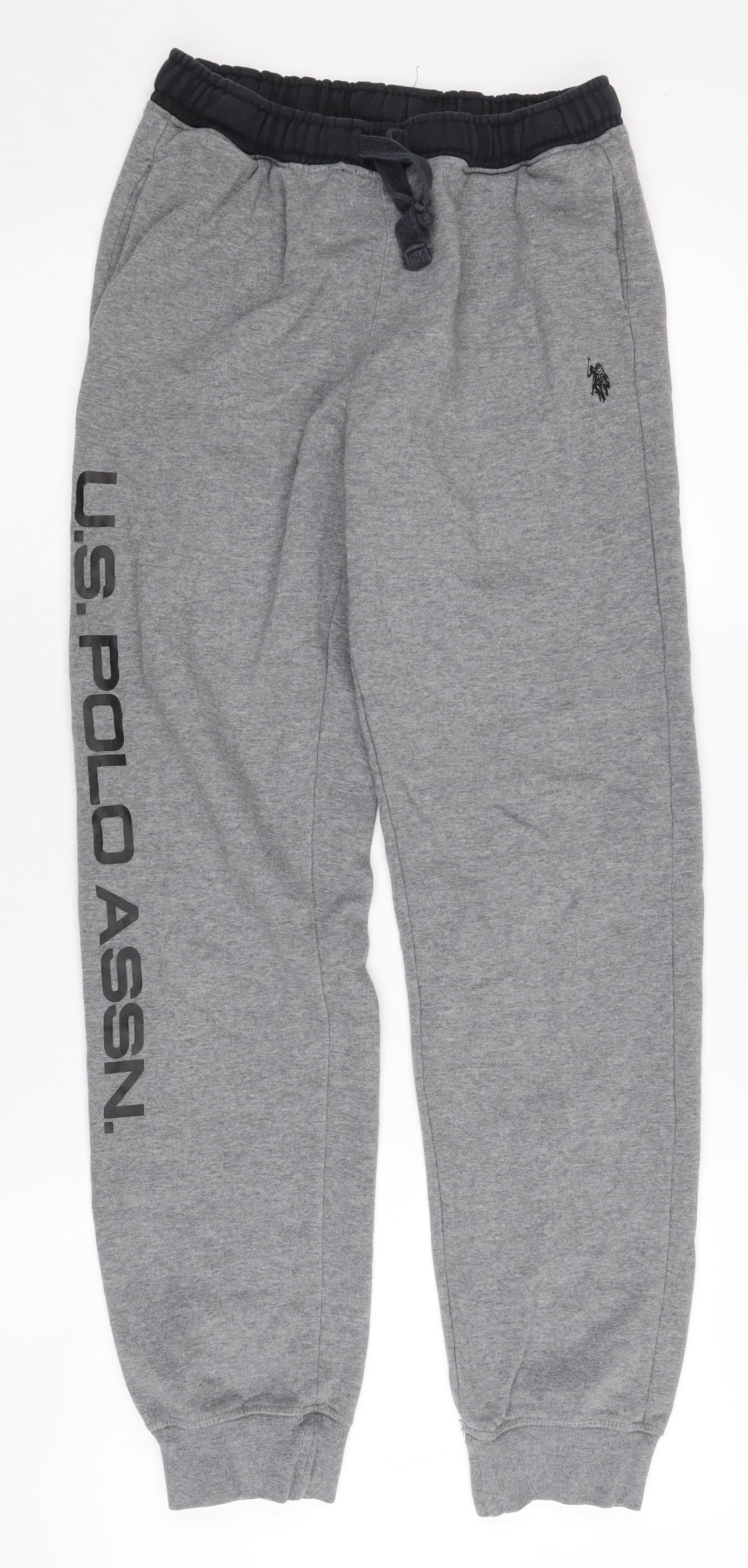U.S. Polo Assn. Boys Grey Jogger Trousers XL