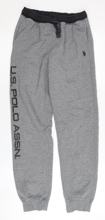 U.S. Polo Assn. Boys Grey Jogger Trousers XL