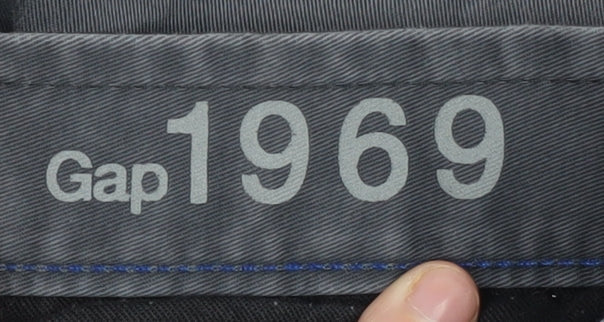 Gap Men's Grey Slim Chino Trousers Size 30