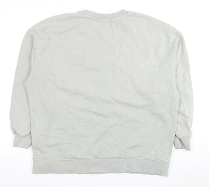 Stradivarius Women's Grey Pullover Sweatshirt Size 10